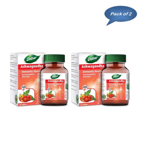 Dabur Ashwagandha 60 Tablets (Pack of 2)