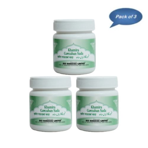 Rex Remedies Khamira Gauzaban Sada 200 Gm(Pack of 3)