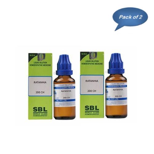 Sbl Ratanhia 200C 30 Ml (Pack of 2)