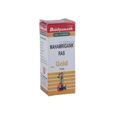 Baidyanath (Jhansi) Mahamrigank Ras With Gold Pearl 5 Tablets