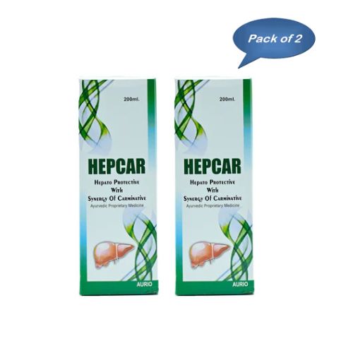 Aurio Pharma Hepcar Syrup 200 Ml (Pack of 2)