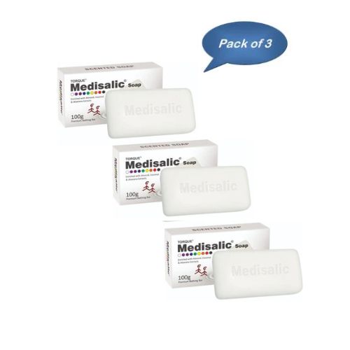 Torque Ayurveda Medisalic Soap 100 Gm (Pack Of 3)