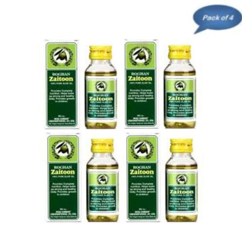 New Shama Roghan Zaitoon 25 Ml (Pack of 4)