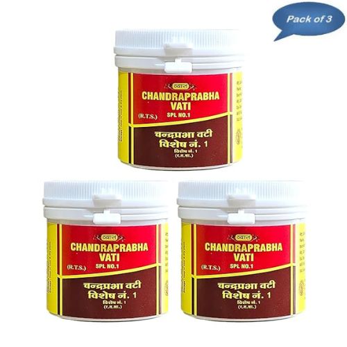 Vyas Chandraprabha Vati 100 Tablets (Pack of 3)