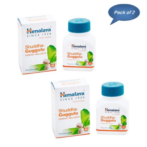 Himalaya Shuddha Guggulu 60 Tablets pack of 2