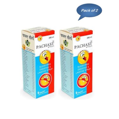 Ambic Pachast Sugar Free Syrup 200 Ml (Pack of 2)