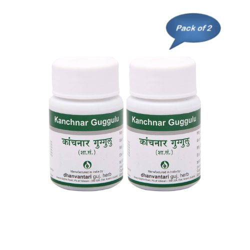 Anjani Pharmaceuticals Kanchnar Guggulu 60 Tablets (Pack Of 2)