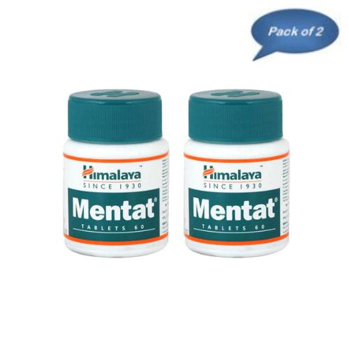Himalaya Mentat 60 Tablets(Pack of 2)