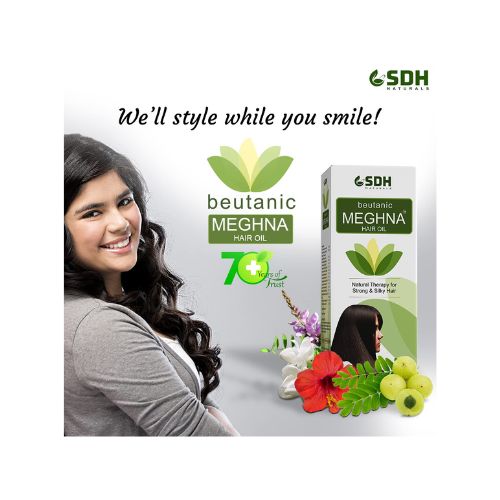 Shree Dhanwantri Herbals Meghna Hair Oil 100 Ml (Pack of 2)