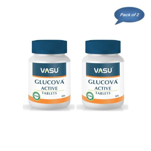 Vasu Glucova Active 60 Tablets(Pack of 2)