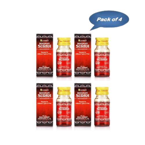 New Shama Roghan Surkh 25 Ml (Pack of 4)