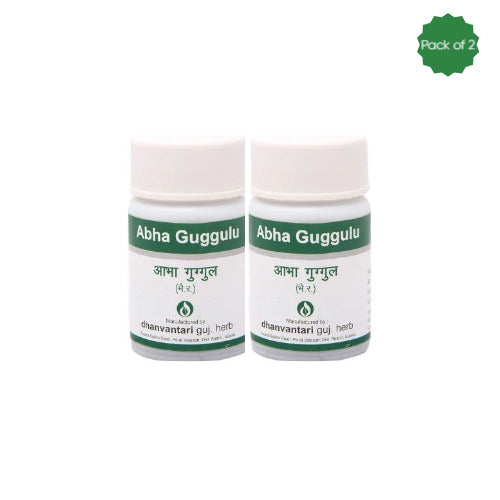 Dhanvantari Guj. Herb Abha Guggulu 60 Tablets(Pack of 2)