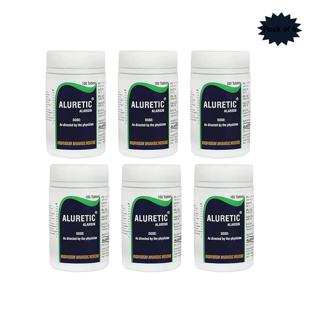 Alarsin Aluretic 100 Tablets(Pack of 6)