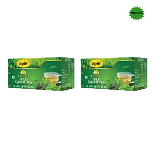 Apis India Tulsi Green Tea 2 Gm 25 Bags(Pack of 2)