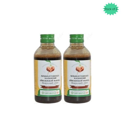 Vaidyaratnam Nisakathakadi Kashayam 200 Ml(Pack of 2)