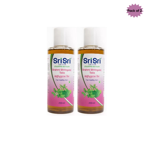 Sri Sri Tattva Brahmi Bhringaraj Taila 200 Ml(Pack of 2)