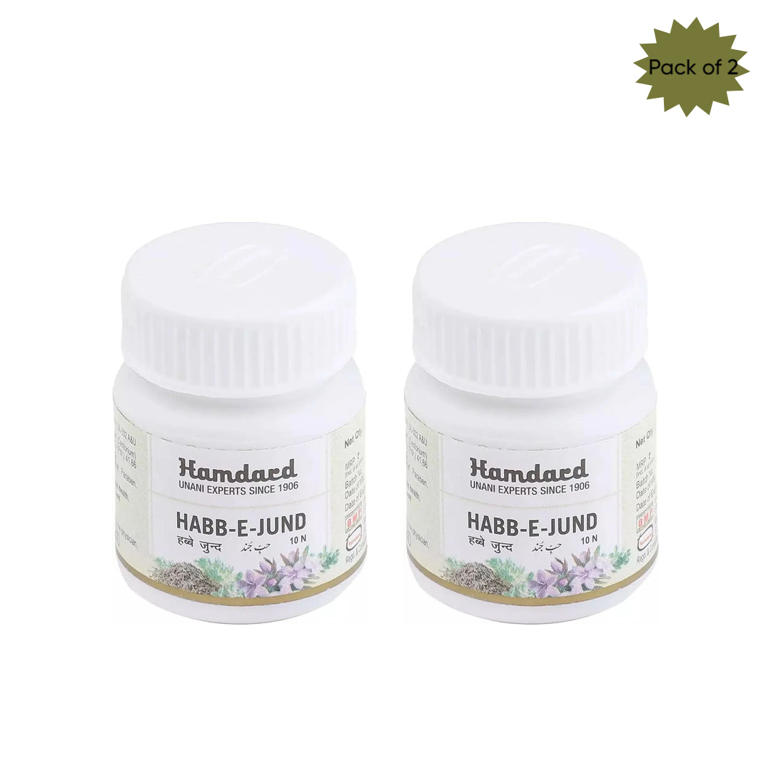 Hamdard Habb-E-Jund 10 Tablets(Pack of 2)