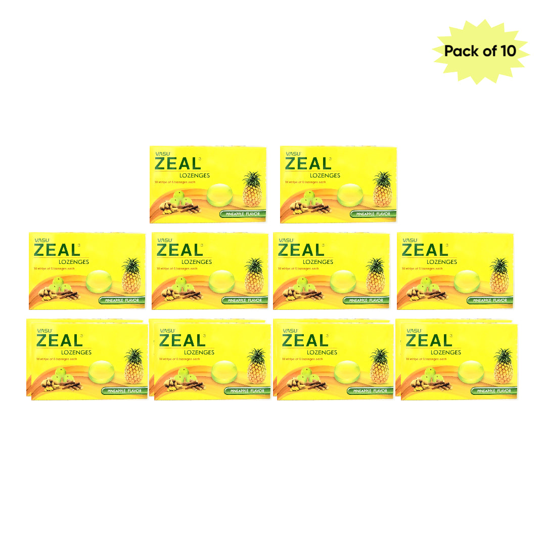 Vasu Zeal Lozenges 6 Tablets(Pack of 10)