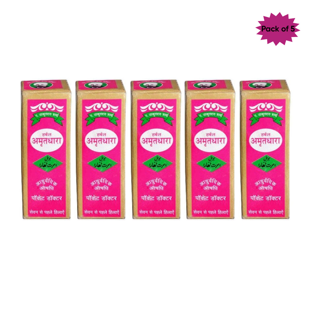 Amritdhara Pharmacy Pvt Ltd Herbal Amritdhara 3 Ml(Pack of 5)