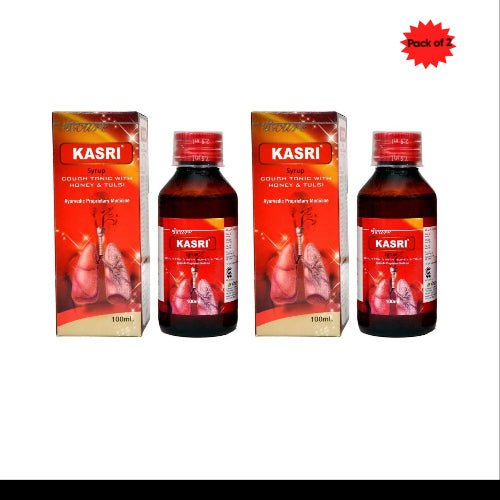 Sricure Herbs Kasri Syrup 100 Ml(Pack of 2)