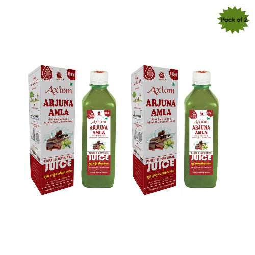 Axiom Ayurveda Arjuna Amla Juice 500 Ml(Pack of 2)