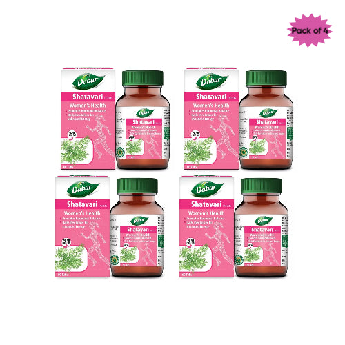 Dabur Shatavari 60 Tablets(Pack of 4)