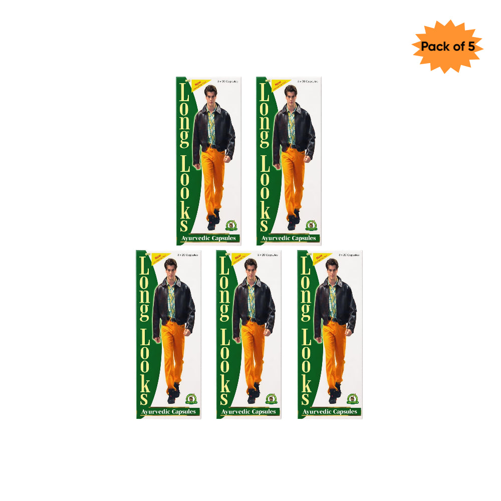 Dharmani'S International Long Looks 60 Capsules(Pack of 5)
