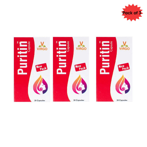 Virgo Uap Puritin 30 Capsules(Pack of 3)