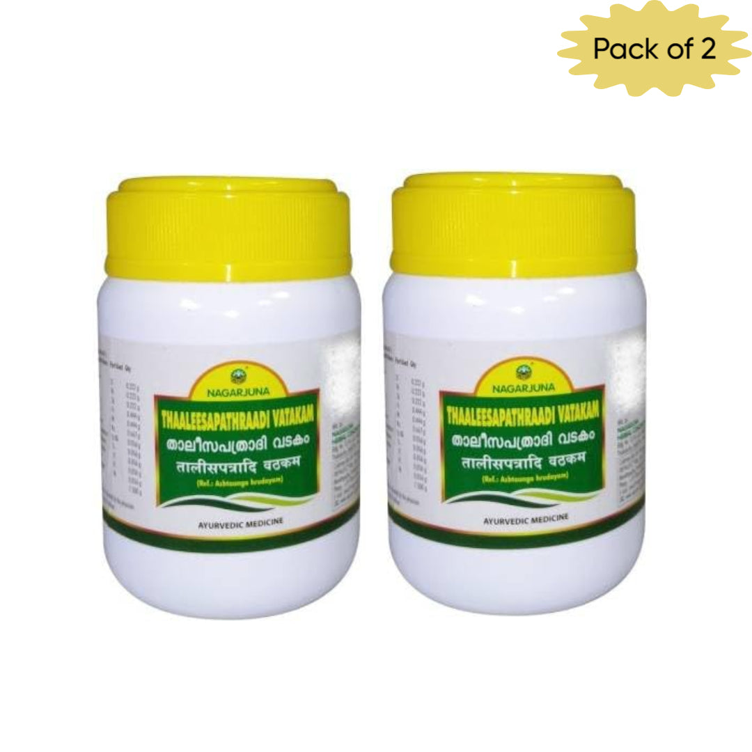 Nagarjuna Ayurveda Thaaleesapathraadi Vatakam 100 Tablets(Pack of 2)