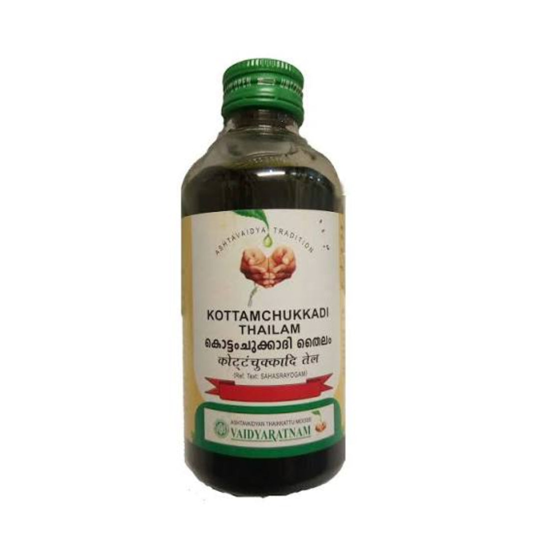 Vaidyaratnam Kottamchukkadi Thailam 200 Ml
