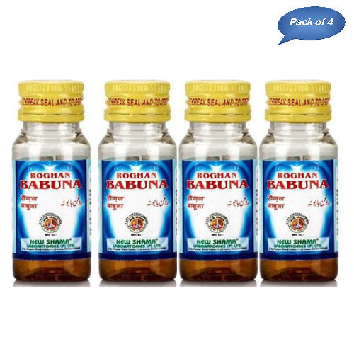 New Shama Roghan Babuna 60 Ml(Pack of 4)