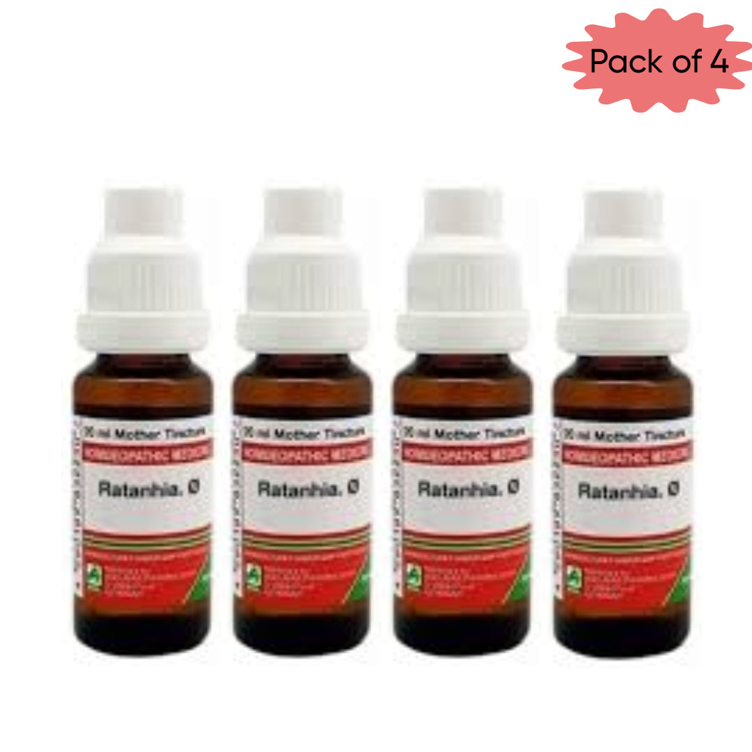 Adel Germany Ratanhia. Q 20 Ml(Pack of 4)