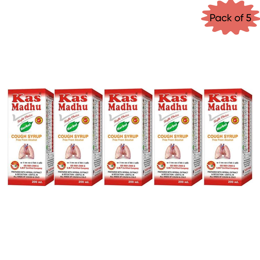 Tulison Pharma Kas Madhu 100 Ml(Pack of 5)