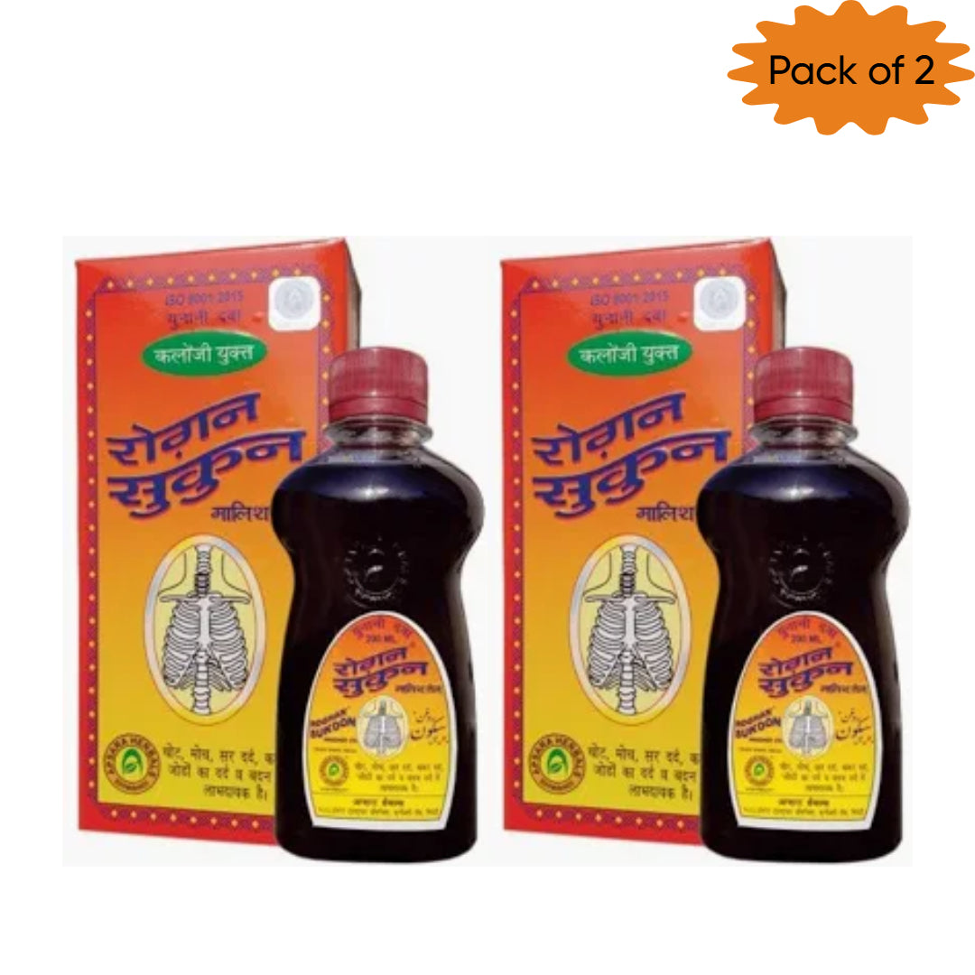 Apsara Herbals Roghan Sukoon Massage Oil 100 Ml(Pack of 2)