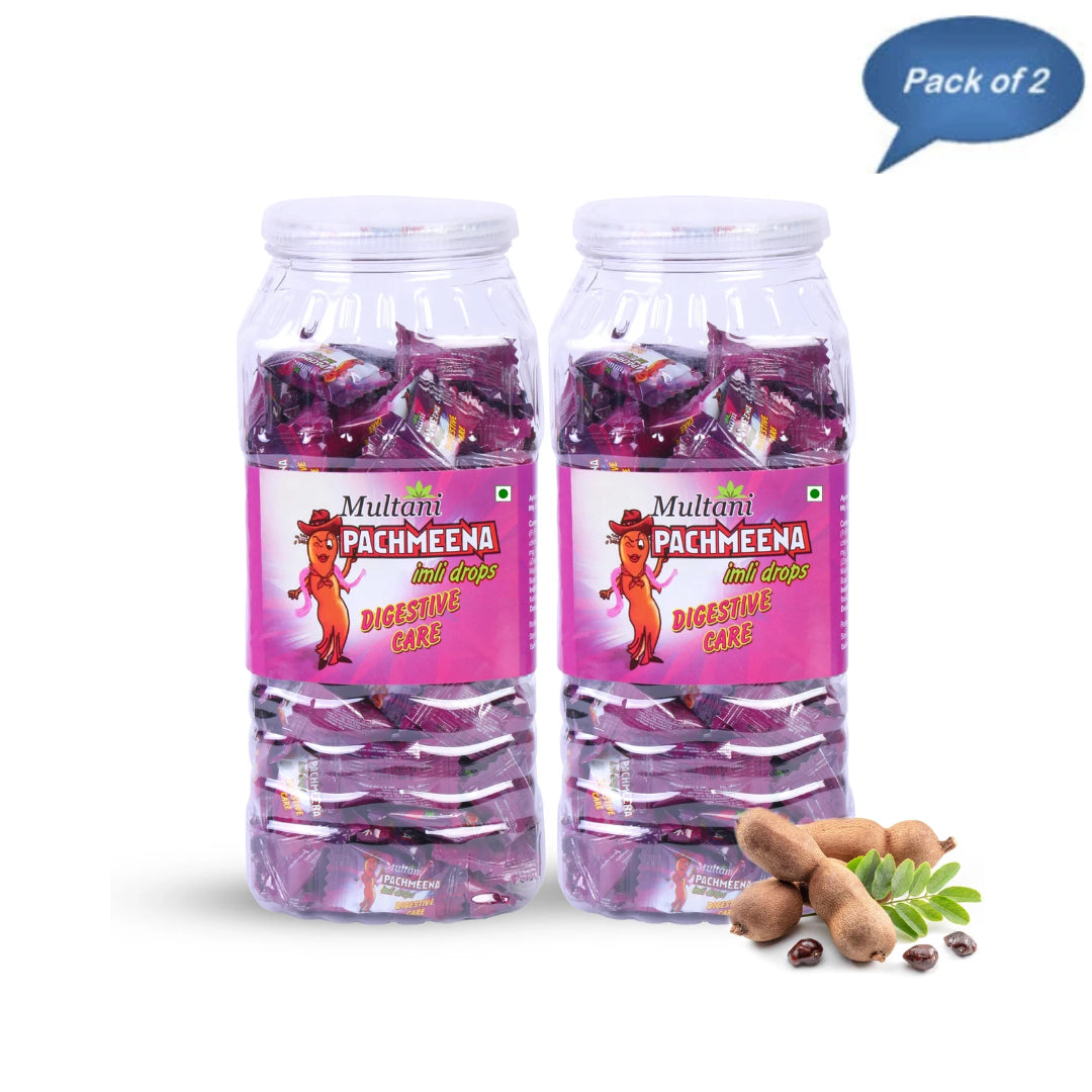 Multani Pachmeena Imli Drops 150 Pcs (Pack of 2)