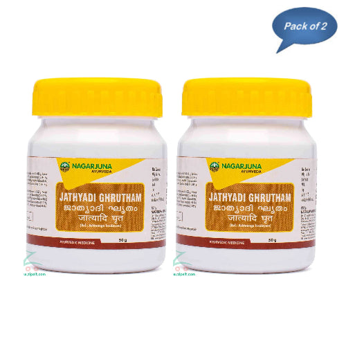 Nagarjuna Ayurveda Jaathyaadi Ghrutham 50 Gm(Pack of 2)