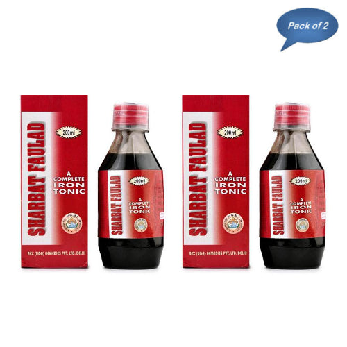 Rex Remedies Sharbat Faulad 200 Ml(Pack of 2)