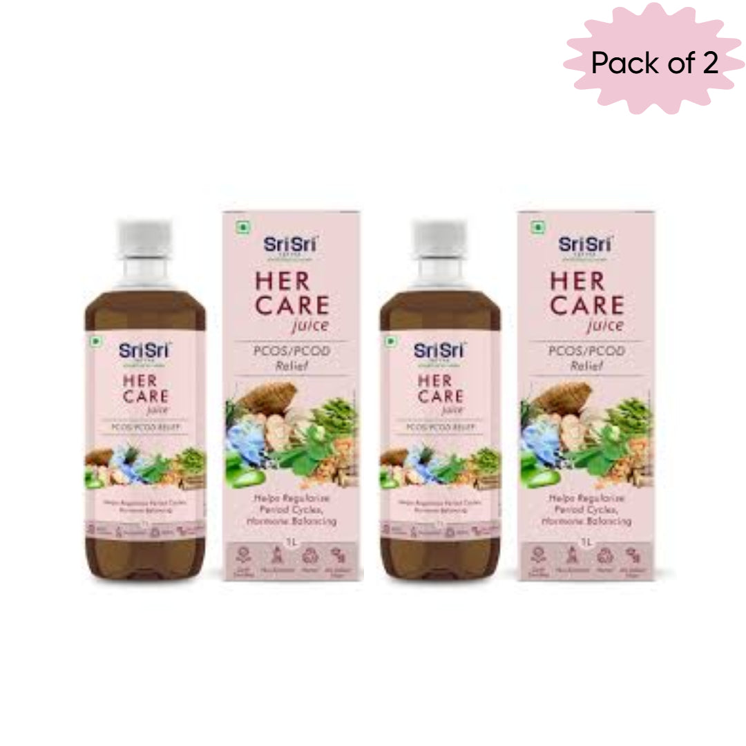 Sri Sri Tattva Her Care Juice 1 Ltr(Pack of 2)