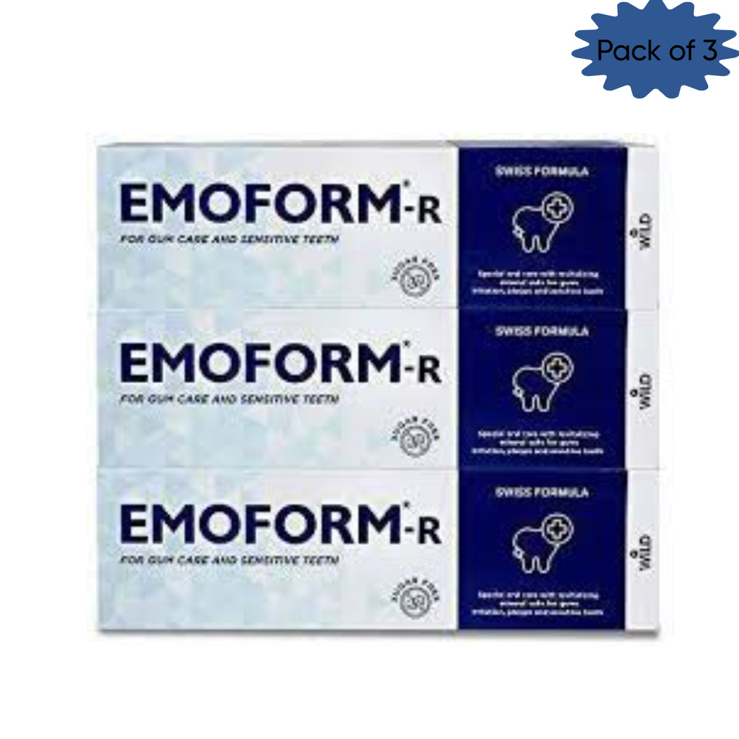 J L Morison Emoform-R Toothpaste 100 Gm(Pack of 3)