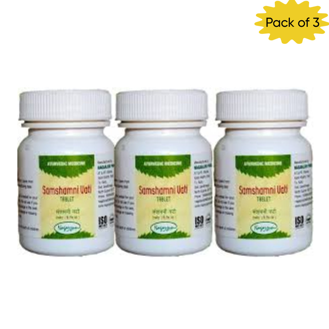 Nagarjun (Gujarat) Samshamni Vati 60 Tablets(Pack of 3)