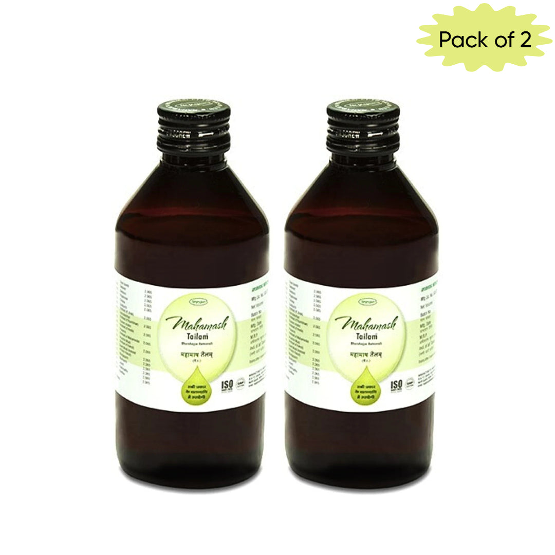 Nagarjun (Gujarat) Mahamash Tailam 50 Ml(Pack of 2)