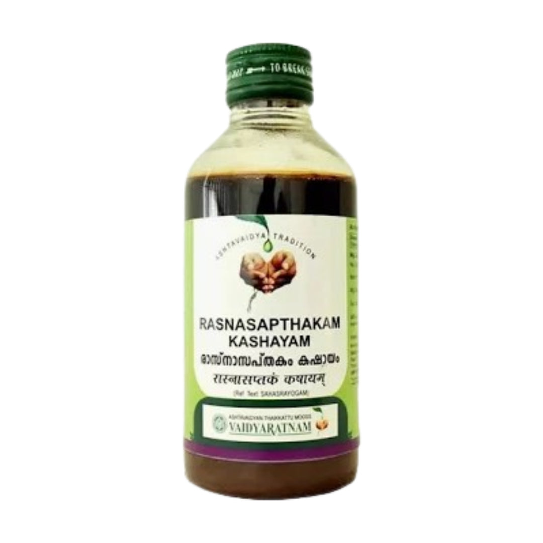 Vaidyaratnam Rasnasapthakam Kashayam 200 Ml