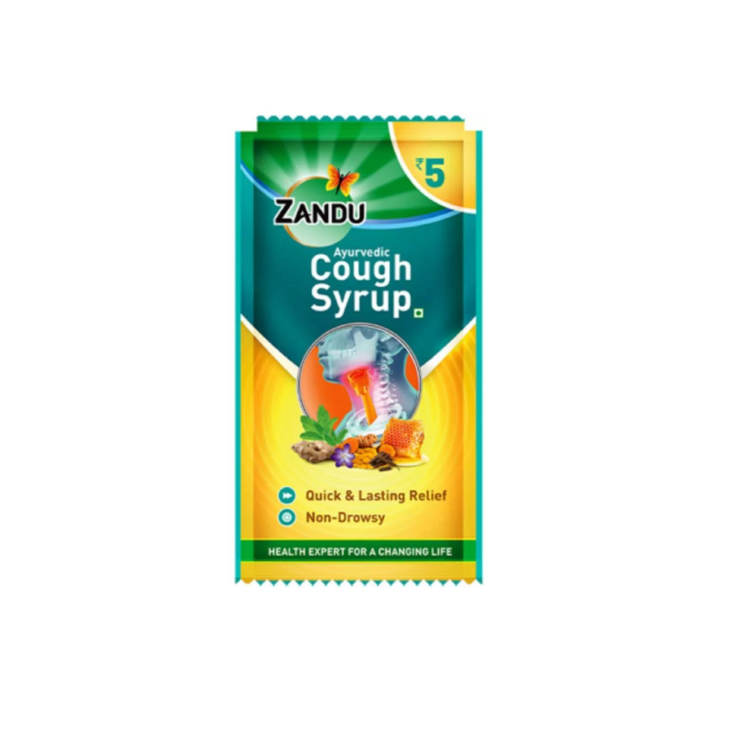 Zandu Cough Syrup(8Ml Sachets) 36 Pouches