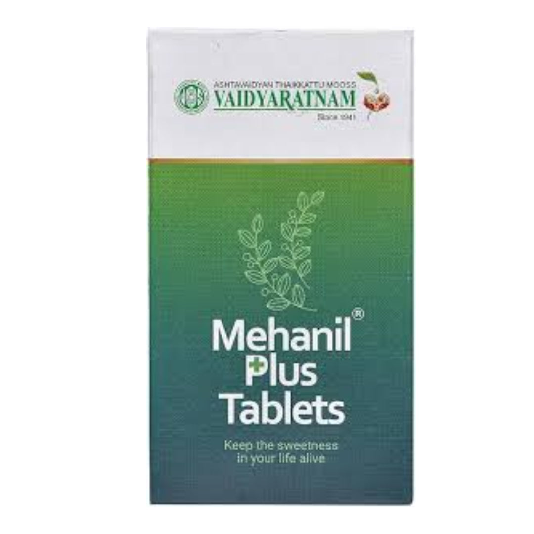 Vaidyaratnam Mehanil Plus 100 Tablets