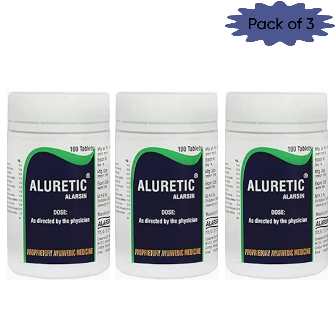 Alarsin Aluretic 100 Tablets(Pack of 3)