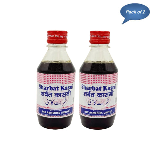 Rex Remedies Sharbat Kasni 500 Ml(Pack of 2)
