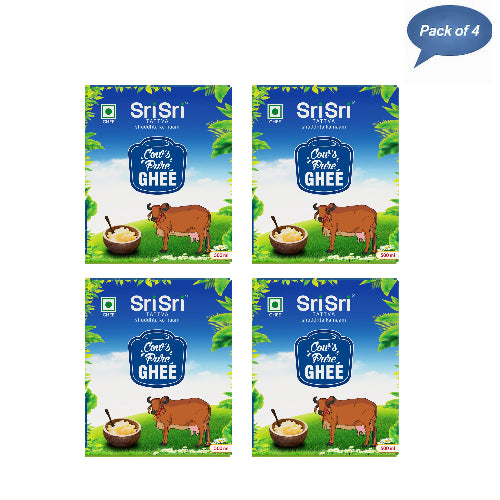 Sri Sri Tattva Desi Ghee 500 Ml(Pack of 4)