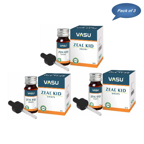 Vasu Zeal Kid Drops 30 Ml(Pack of 3)