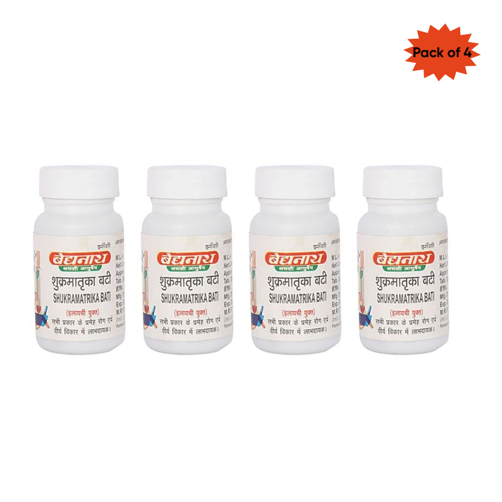 Baidyanath (Jhansi) Shukramatrika Bati 40 Tablets(Pack of 4)