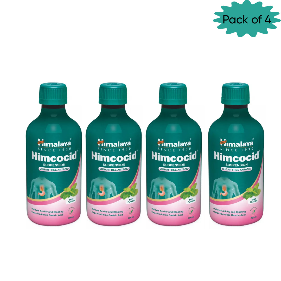 Himalaya Himcocid-Sf Suspension (Mint) 200 Ml(Pack of 4)